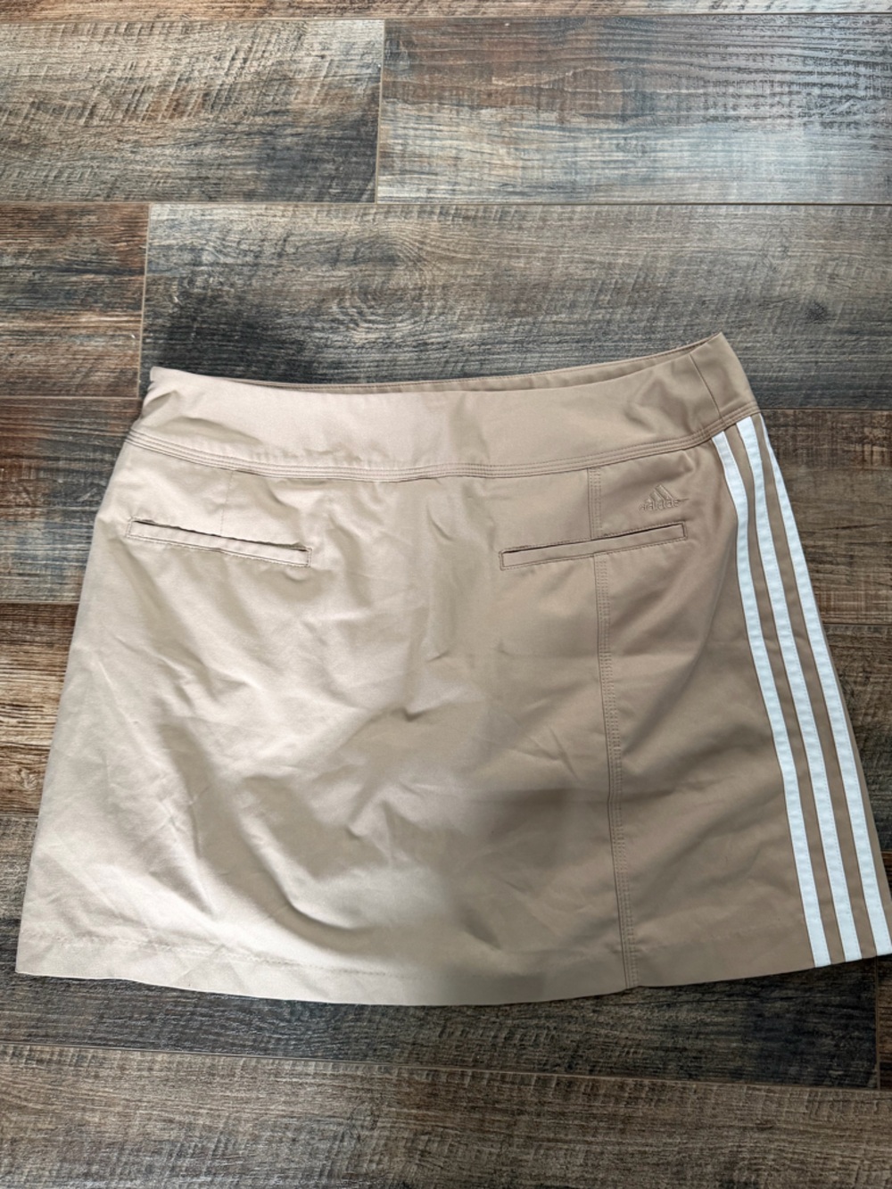 adidas Beige Climacool Golf Skort